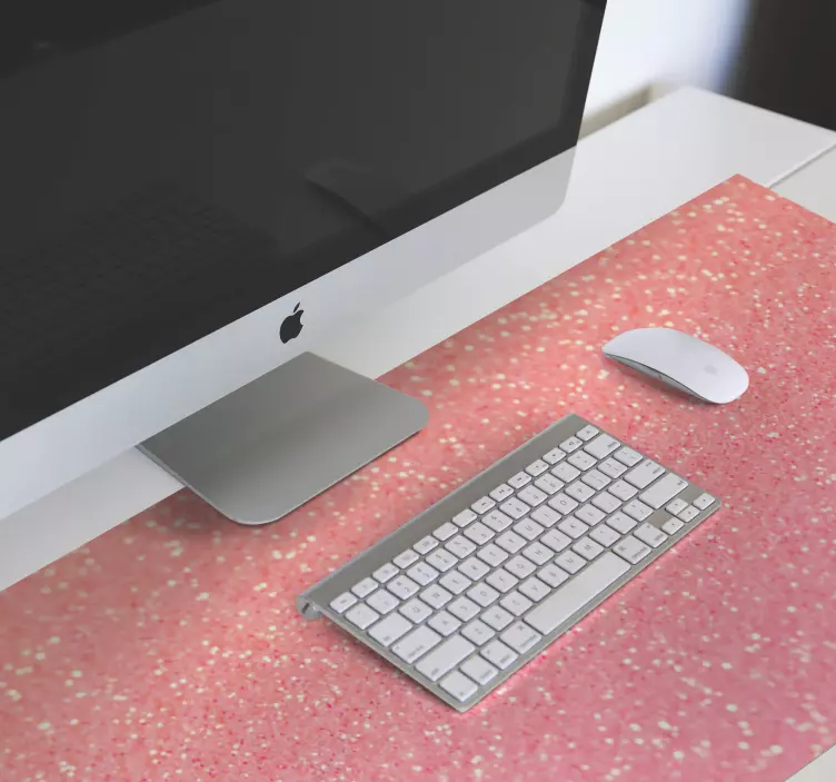 Jiskří na růžových vzorech podložky pod myš - TenStickers