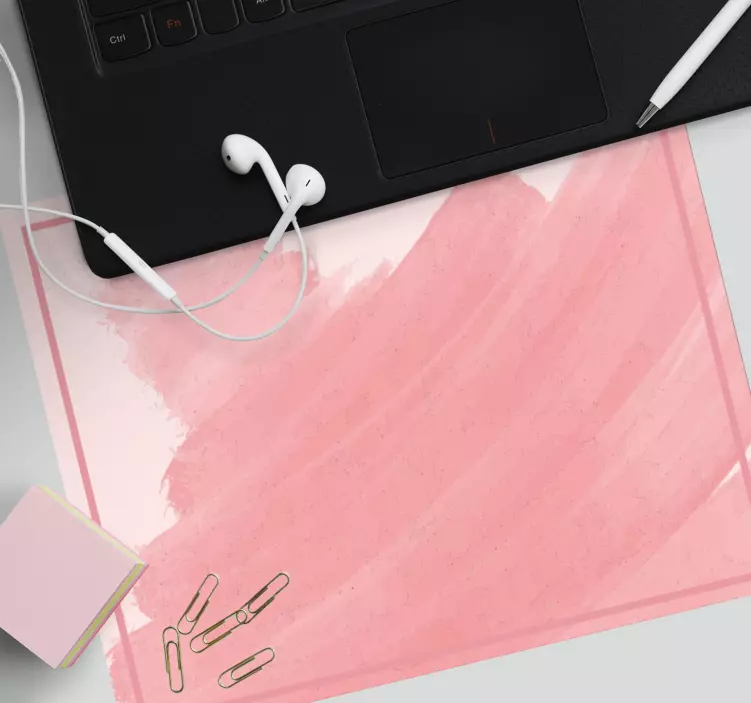 Barva lososové barvy tahy více podložkami pod myš - TenStickers