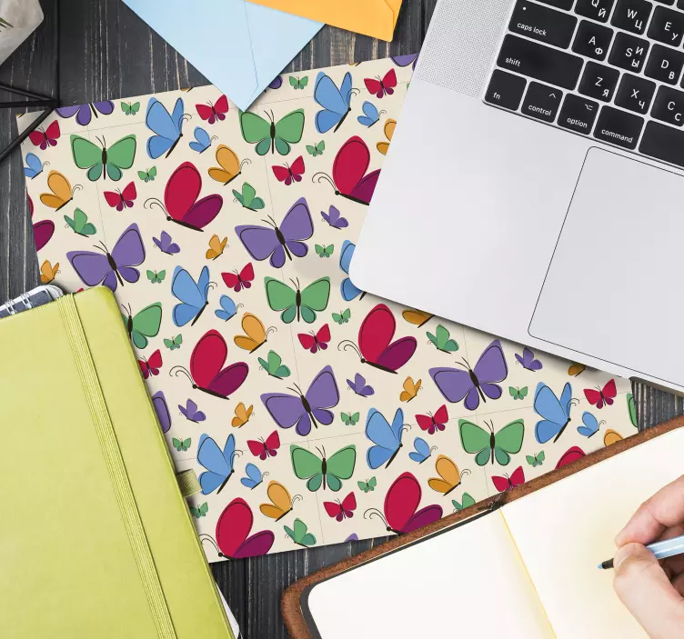 Motýli létající pro děti motýl podložka pod myš - TenStickers
