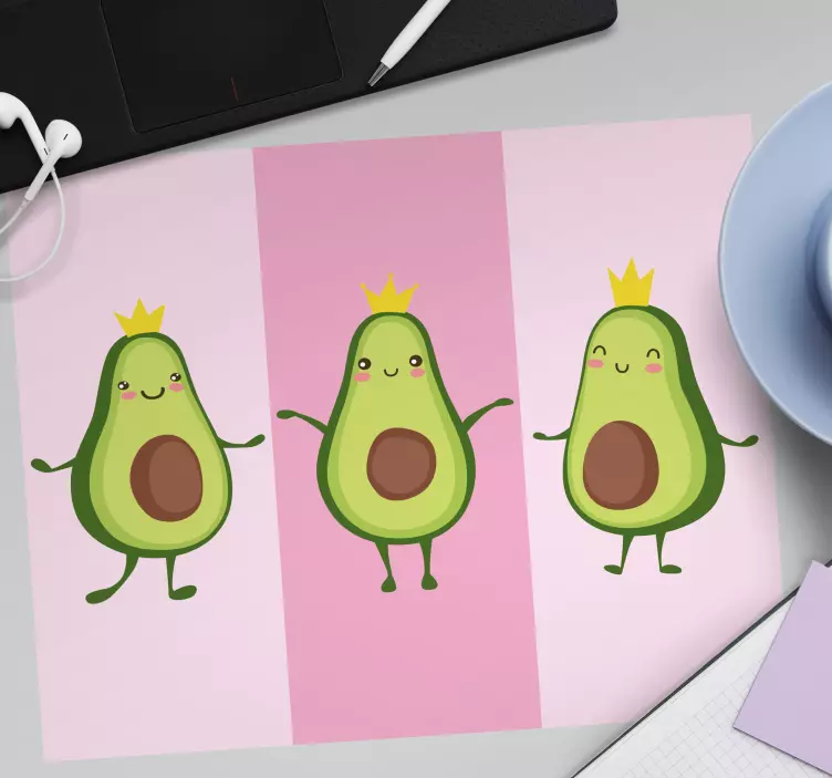 Originální podložka pod myš pro princeznu z avokáda - TenStickers