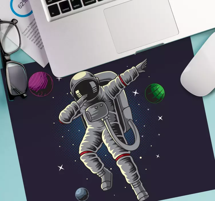 Originální vinylová podložka pod myš v designu db astronaut - TenStickers