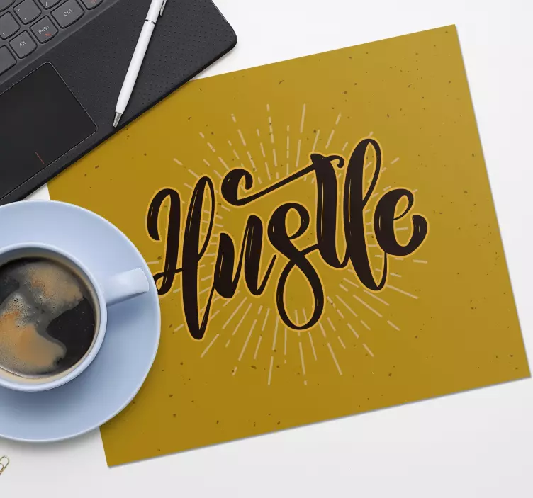 Hustle podložka pod myš nabídky - TenStickers