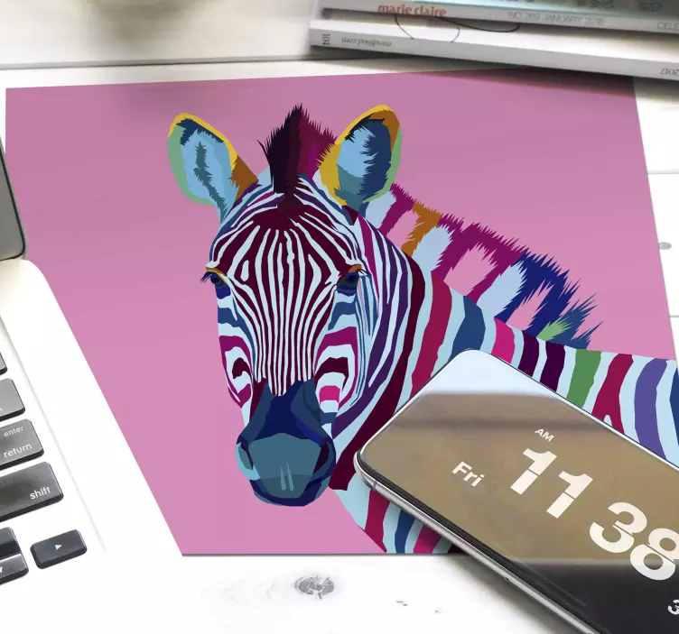 Skvělá zebra pod myš zebra - TenStickers