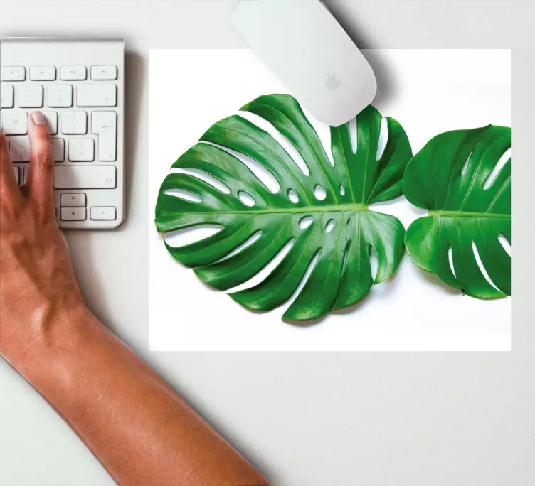 Realistické monstera více podložky pod myš - TenStickers