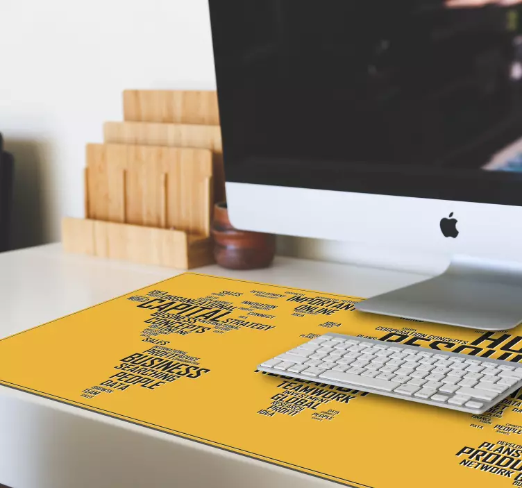 Světové mapy společnosti světová mapa podložka pod myš - TenStickers