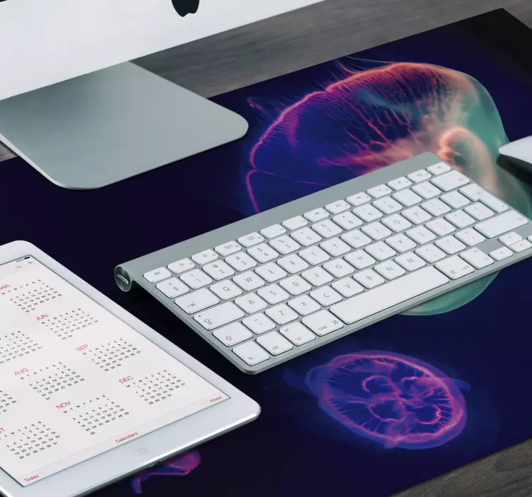 Vícebarevné jellyfishes rybí podložka pod myš - TenStickers