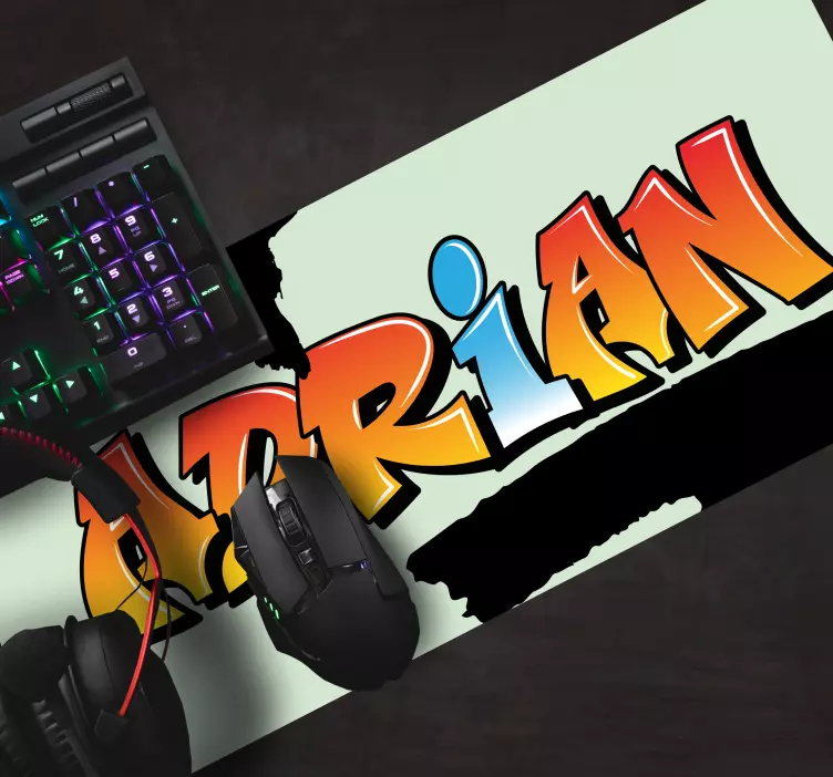 Podložka pod myš s graffiti písmenem - TenStickers