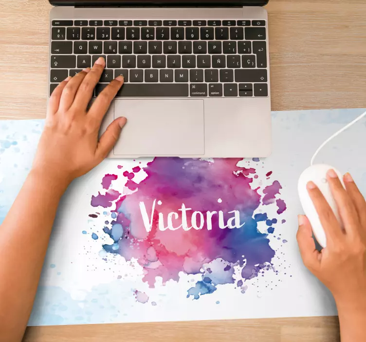 Podložka pod myš přizpůsobená výbuchu akvarel - TenStickers