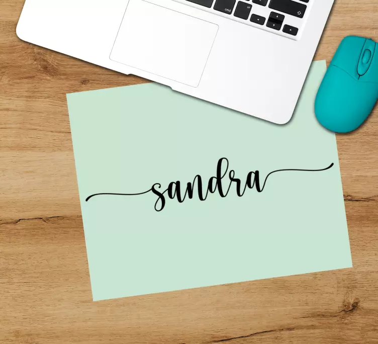 Přizpůsobený název písma podložka pod myš - TenStickers