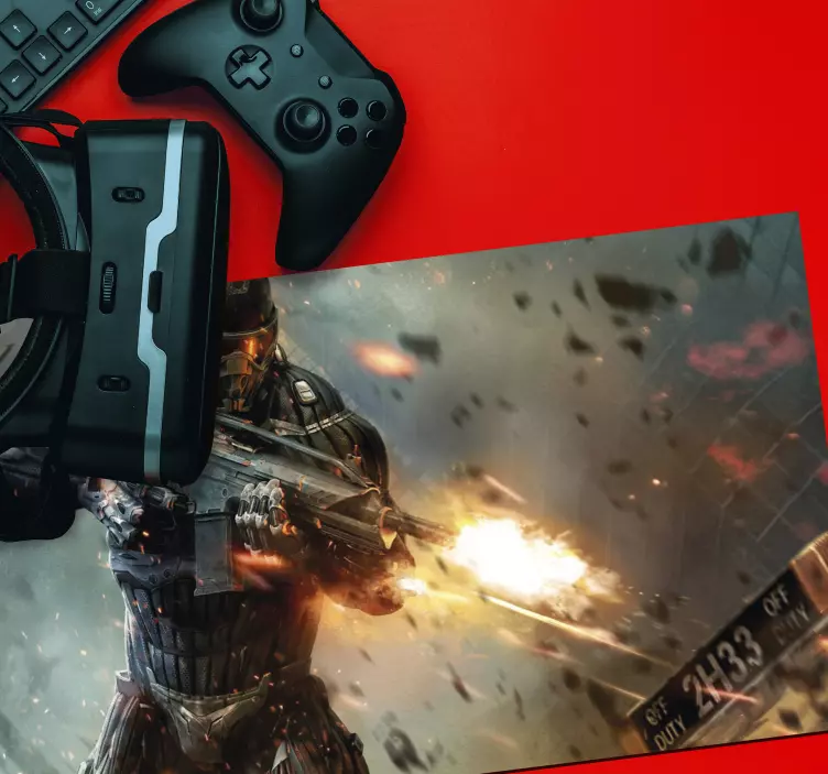 Vinylová podložka pod myš vojáka - TenStickers