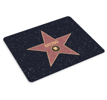 Estrella hollywood vlastní mousemats - TenStickers
