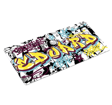 Graffiti přizpůsobitelné herní vinylové podložky pod myš - TenStickers