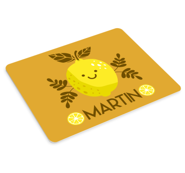 Podložka pod myš se jménem Šťastný citron - TenStickers