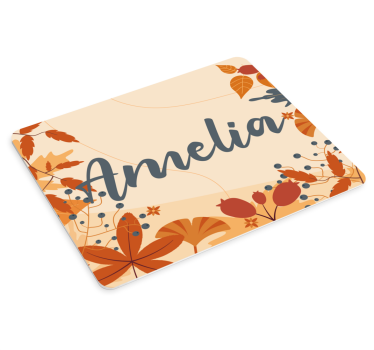 Podložka pod myš se jménem elegantní podzimní květiny - TenStickers