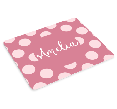 Podložka pod myš se jménem růžové puntíky - TenStickers