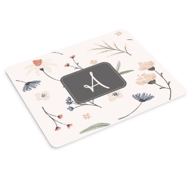 Květinové počáteční vlastní mousemats - TenStickers