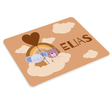 Podložka pod myš se jménem barevní zvířecí kamarádi - TenStickers