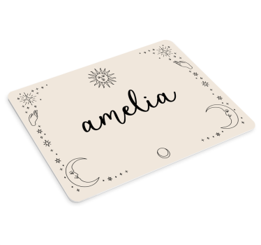 Podložka pod myš se jménem nebeské personalizace - TenStickers