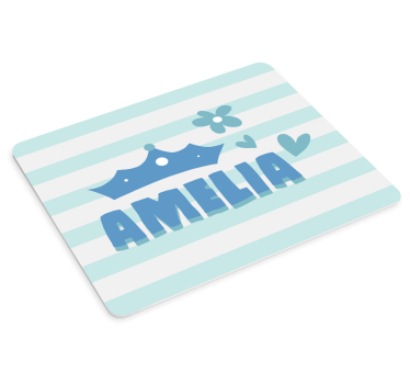 Podložka pod myš se jménem amelia korunový vzor - TenStickers
