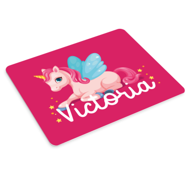 Podložka pod myš se jménem roztomilý jednorožec - TenStickers