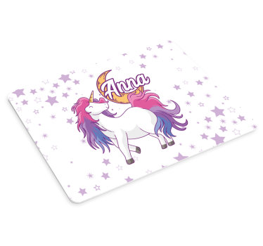 Podložky pod myš jednorožec a měsíc - TenStickers