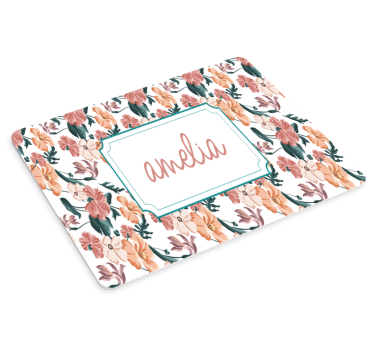 Podložka pod myš se jménem botanická personalizace - TenStickers