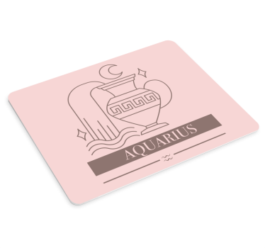 Podložka pod myš se jménem s motivem vodnáře - TenStickers