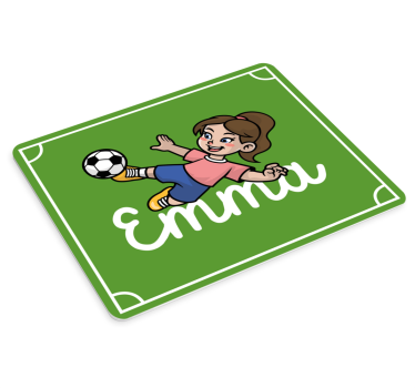Podložka pod myš se jménem fotbalistka - TenStickers