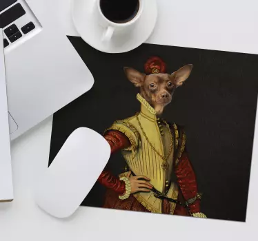 Aristokratský pes originální podložka pod myš - TenStickers