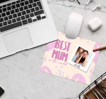 Nejlepší máma Podložka pod myš se jménem - TenStickers