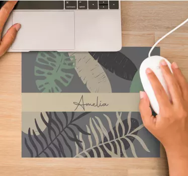 Originální podložka pod myš v jungle stylu "boho". - TenStickers