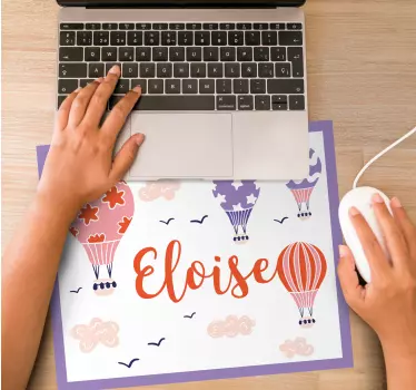 Podložka pod myš se jménem barevné horkovzdušné balony - TenStickers
