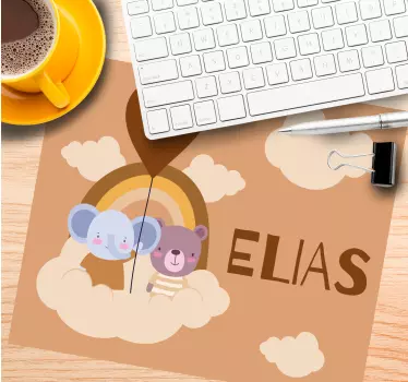 Podložka pod myš se jménem barevní zvířecí kamarádi - TenStickers