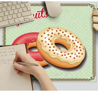 Podložka pod myš se jménem lahodné donut duo - TenStickers
