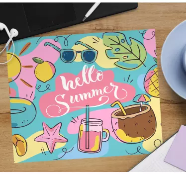Podložka pod myš se jménem letní design - TenStickers