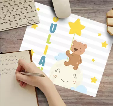Podložka pod myš se jménem medvěd se hvězdou - TenStickers