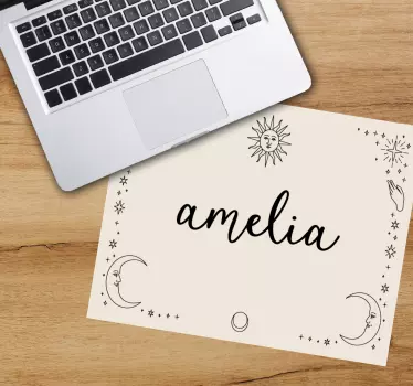 Podložka pod myš se jménem nebeské personalizace - TenStickers