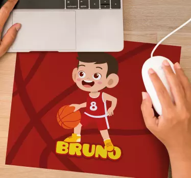 Podložka pod myš se jménem radostný basketbalista - TenStickers