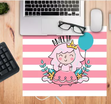 Podložka pod myš se jménem roztomilá princezna - TenStickers