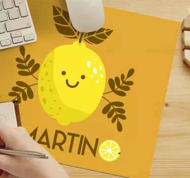 Podložka pod myš se jménem Šťastný citron - TenStickers