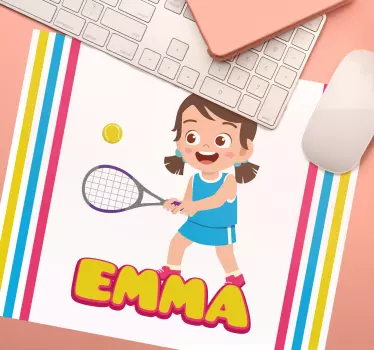 Podložka pod myš se jménem tenisový hráč - TenStickers