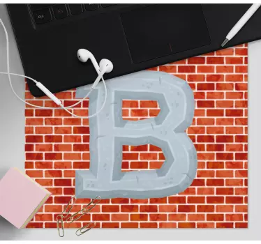 Podložka pod myš se jménem tučné písmeno b - TenStickers