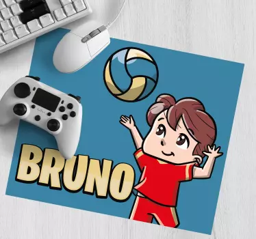 Podložka pod myš se jménem veselý kluk hrající si - TenStickers