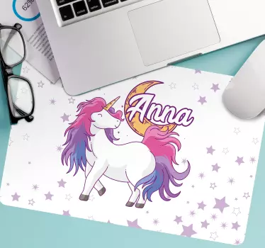 Podložky pod myš jednorožec a měsíc - TenStickers