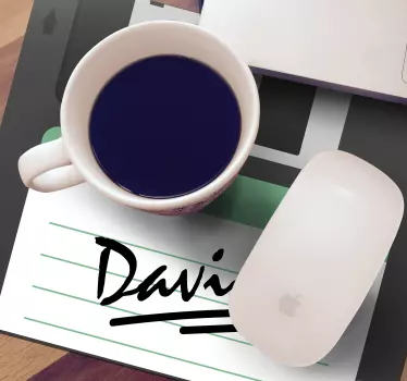 Přizpůsobený poznámkový blok vlastní mousemats - TenStickers