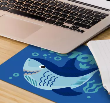 žralok s osobním vinylovým polštářkem na míru - TenStickers