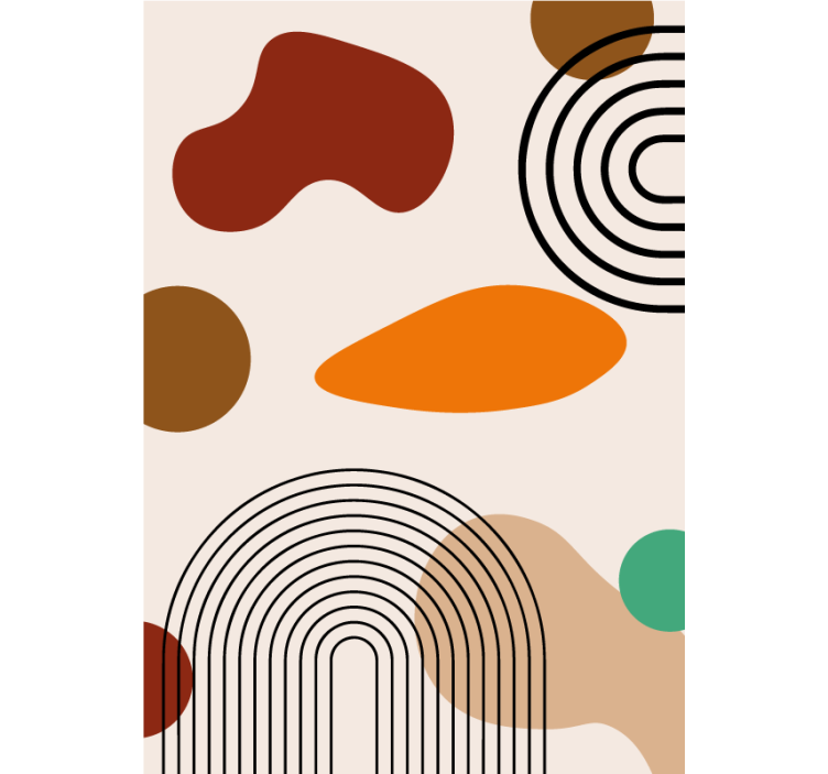 Boho oblouky Roleta do koupelny - TenStickers