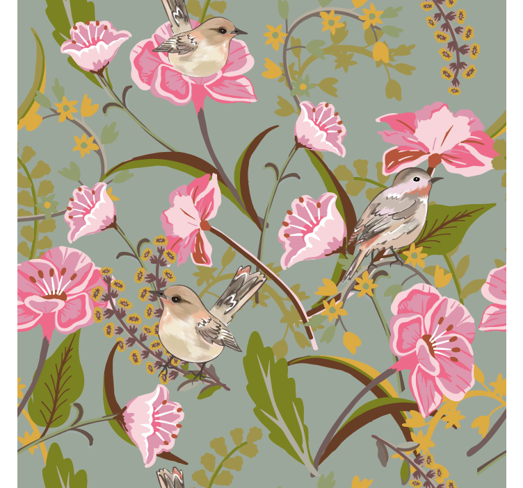 Květiny Roleta kuchyně - TenStickers