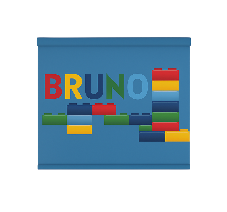 Barevné hračkové bloky Roleta děti - TenStickers