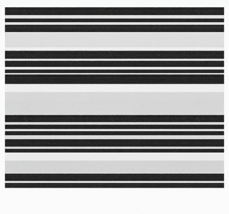 righe bianco nero Roleta do koupelny - TenStickers